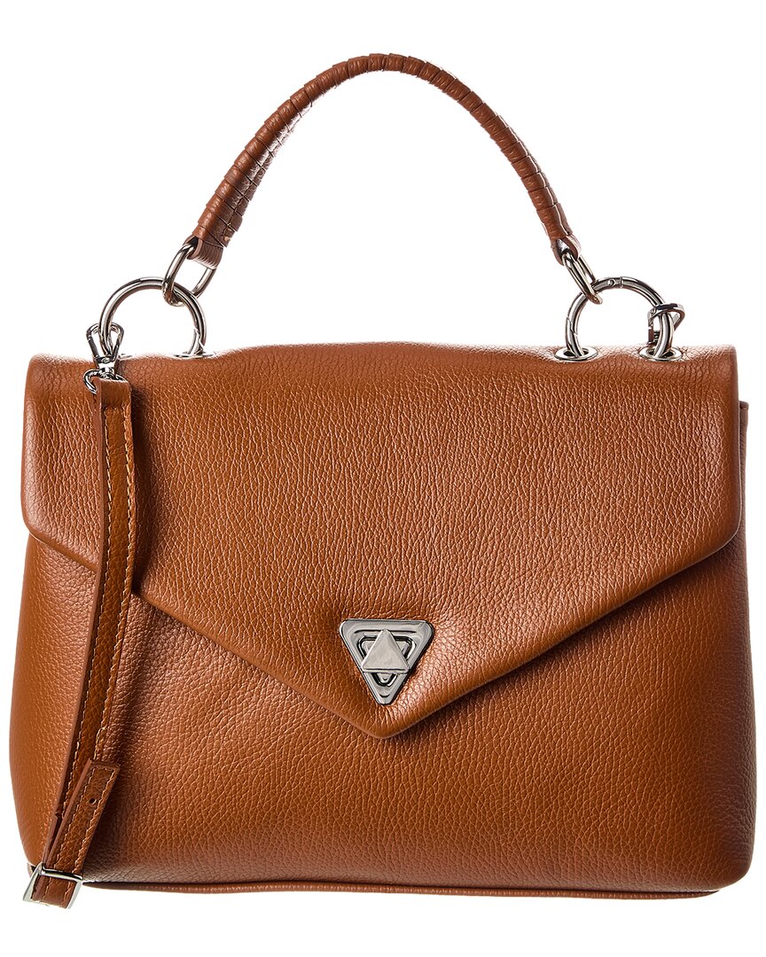 Italian Leather Top Handle Satchel