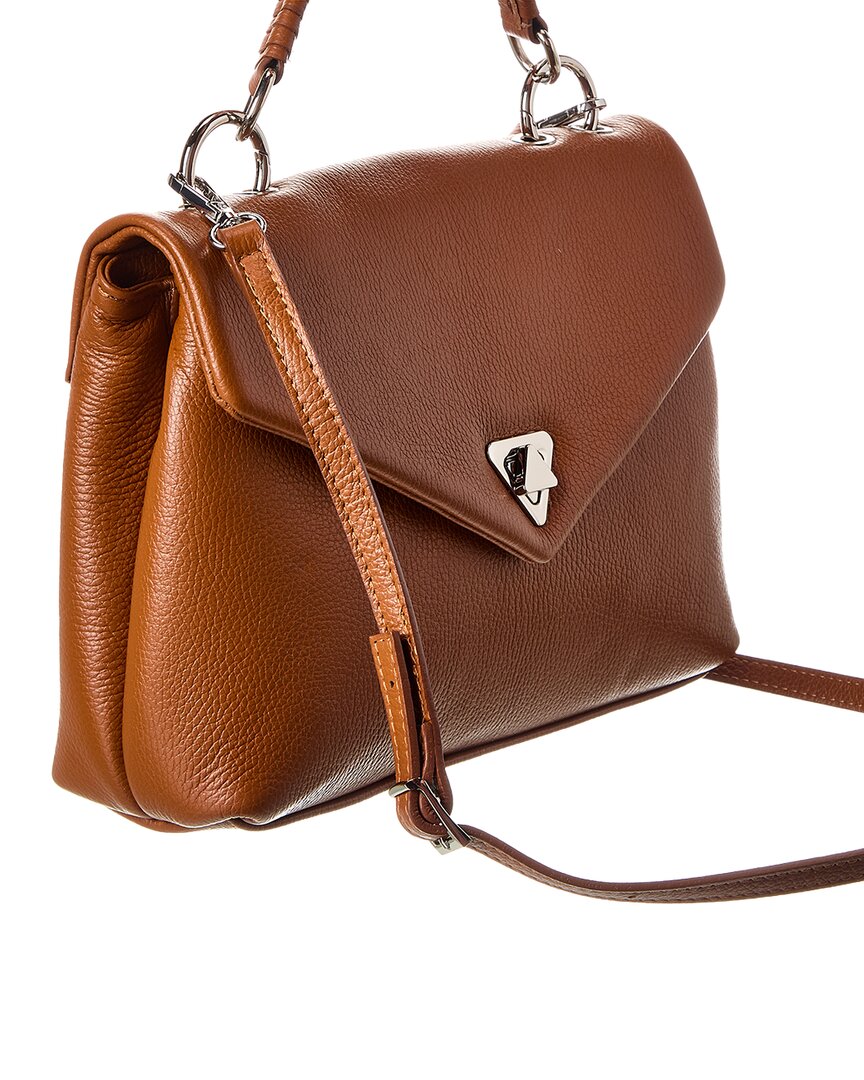 Italian Leather Top Handle Satchel