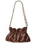 Italian Leather Pouchette Shoulder Bag
