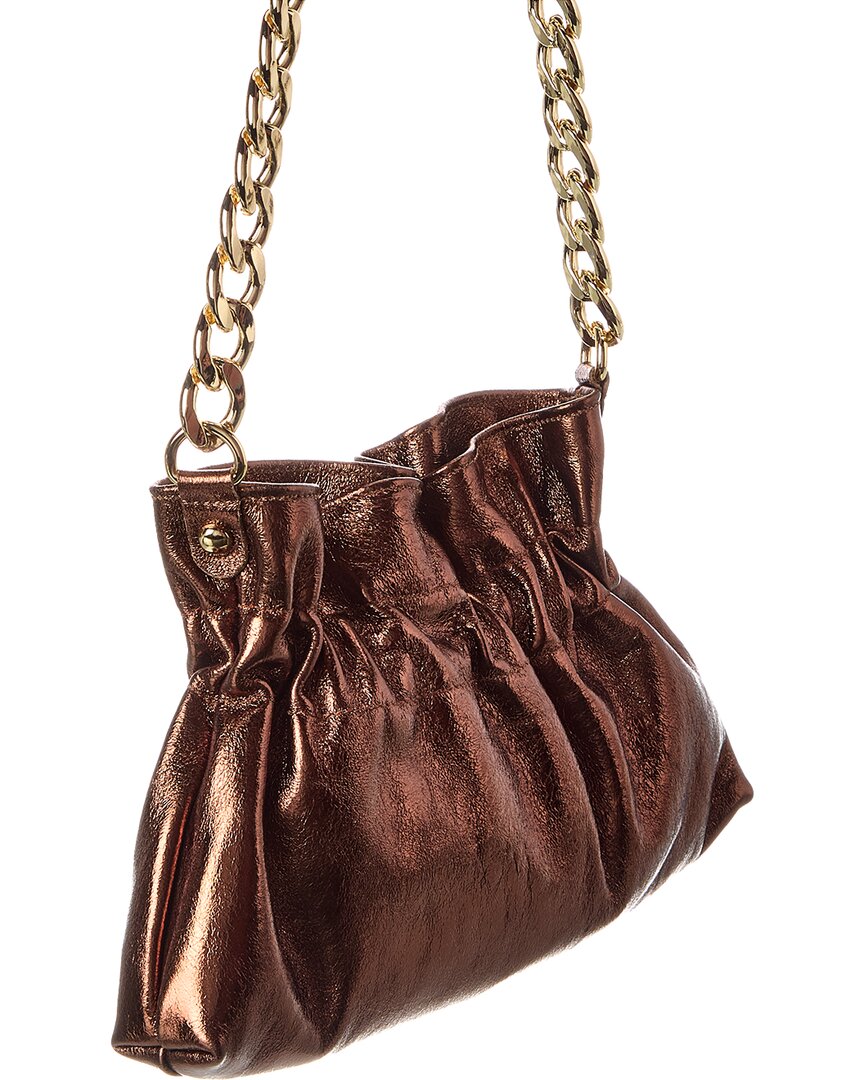 Italian Leather Pouchette Shoulder Bag