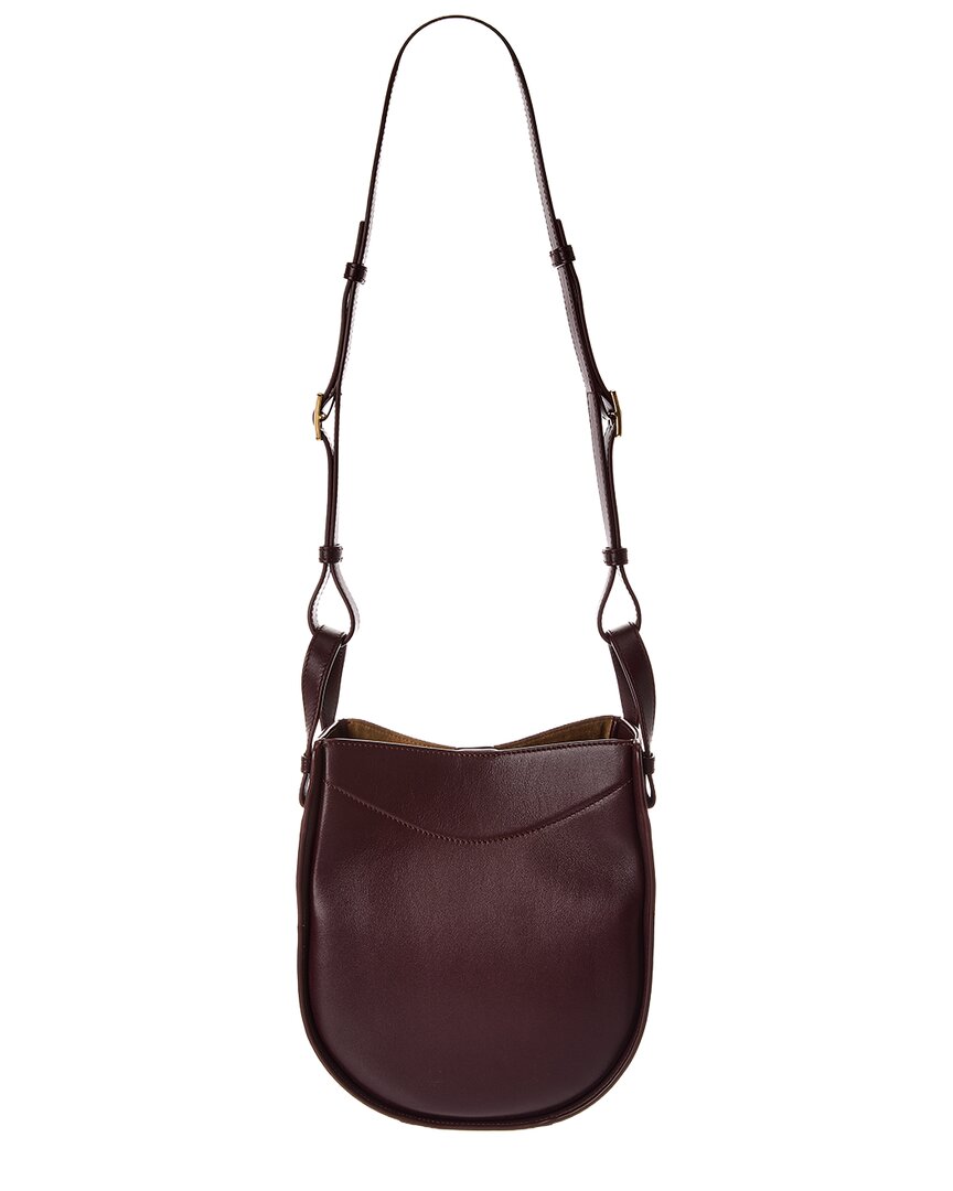 Loewe Hammock Slice Leather Hobo Bag