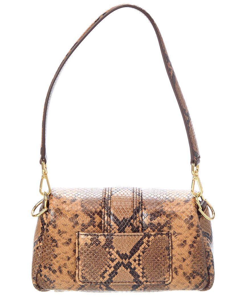 Jacquemus Le Petit Bambimou Python-Embossed Leather Shoulder Bag