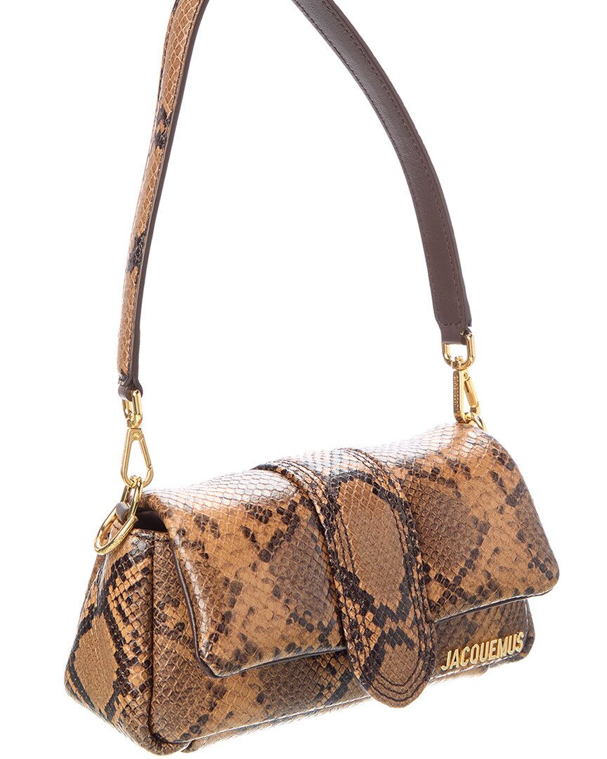 Jacquemus Le Petit Bambimou Python-Embossed Leather Shoulder Bag