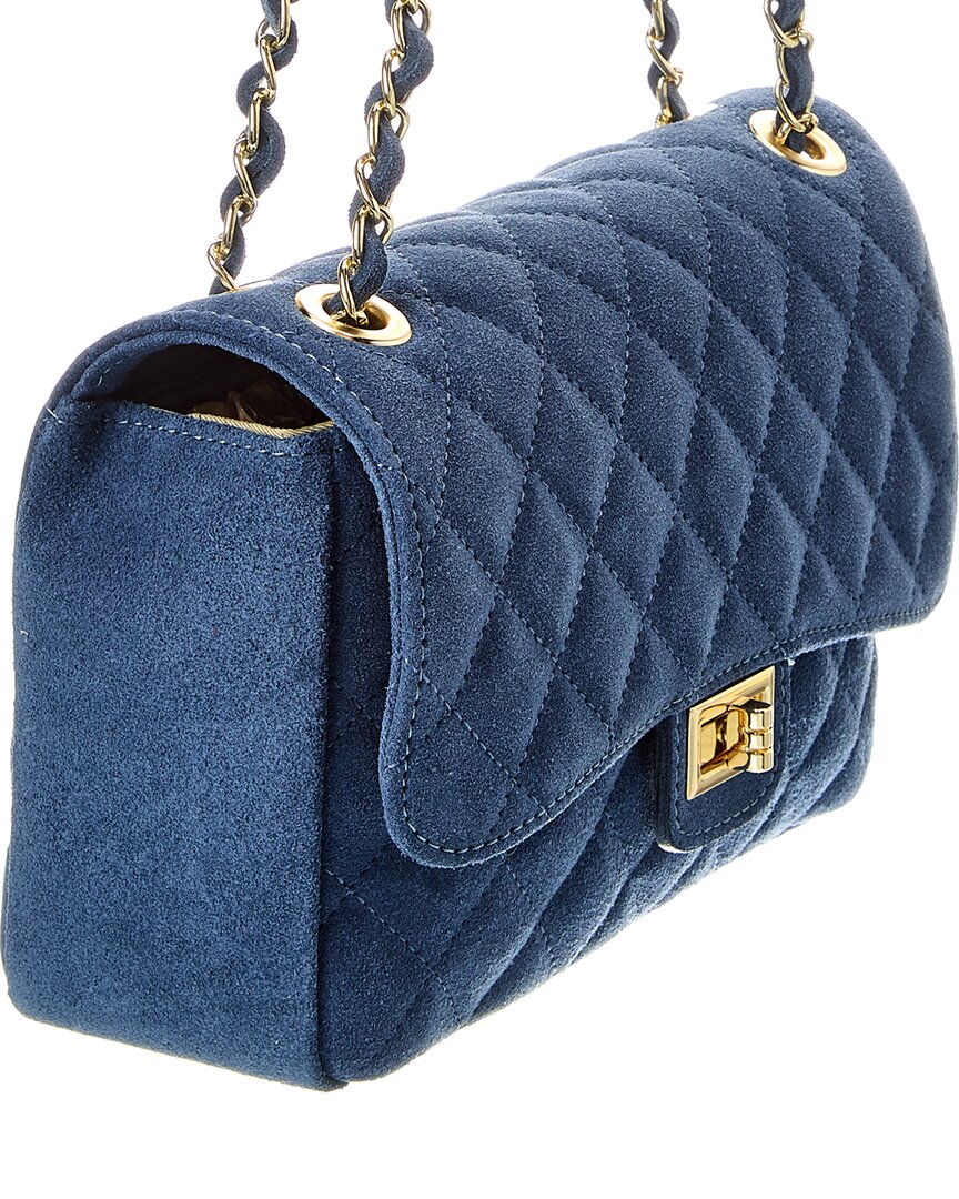Isabella Rossetti Maeve Quilted Suede Crossbody