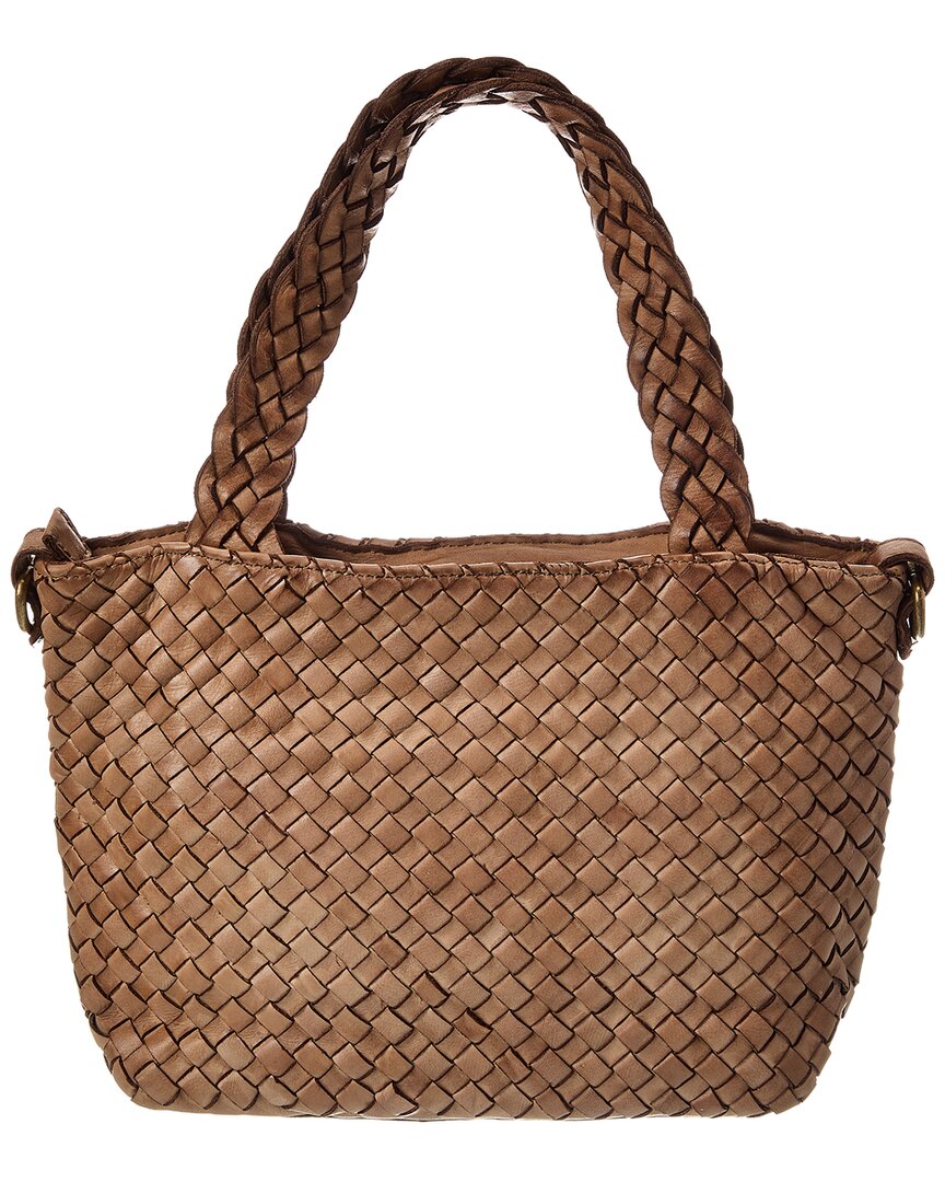 Isabella Rossetti Marie Hand Woven Leather Tote