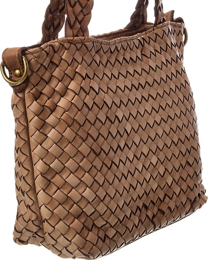 Isabella Rossetti Marie Hand Woven Leather Tote