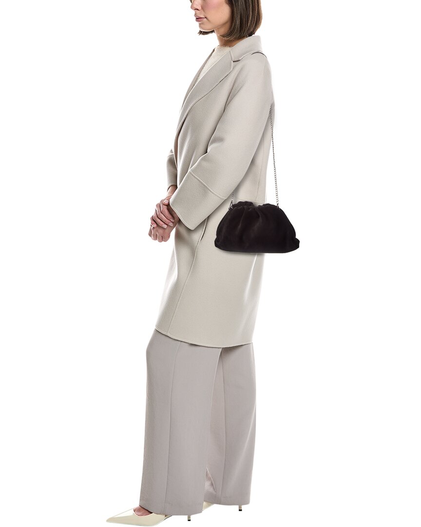 Isabella Rossetti Halle Leather Clutch