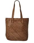 Isabella Rossetti Claire Hand Woven Leather Tote
