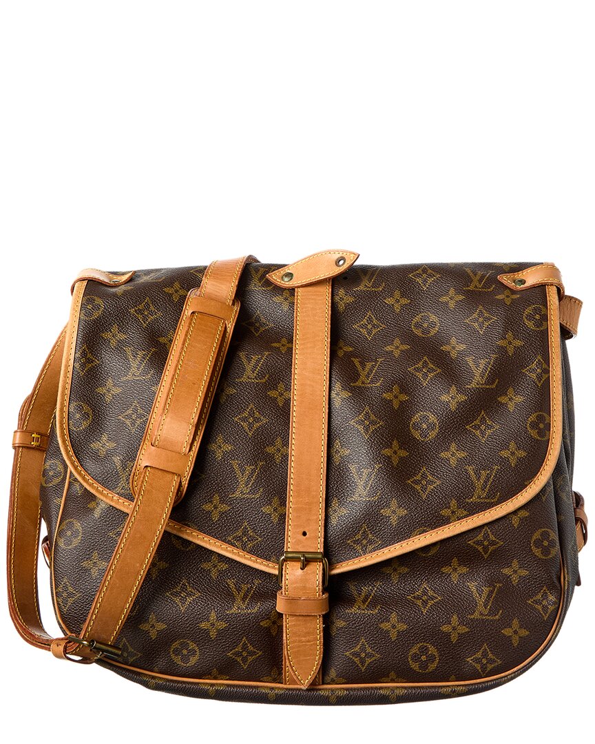 Louis Vuitton Monogram Canvas Saumur (Authentic  )
