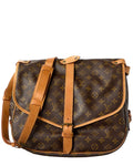 Louis Vuitton Monogram Canvas Saumur (Authentic  )