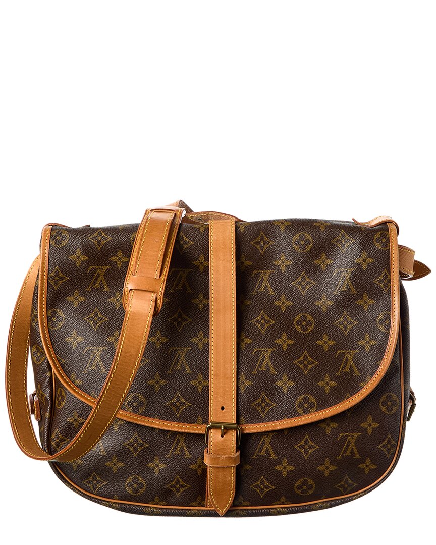 Louis Vuitton Monogram Canvas Saumur (Authentic  )