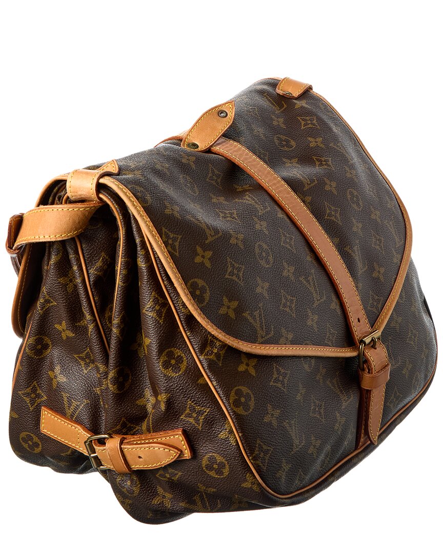 Louis Vuitton Monogram Canvas Saumur (Authentic  )