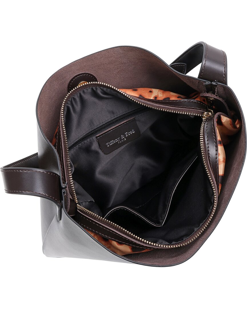 Tiffany & Fred Paris Smooth Leather Shoulder Bag