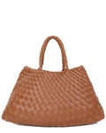 Tiffany & Fred Paris Hand-Woven Leather Tote