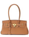 Tiffany & Fred Paris Structured Leather Top Handle Tote