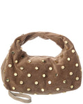 Persaman New York Studded Suede Hobo