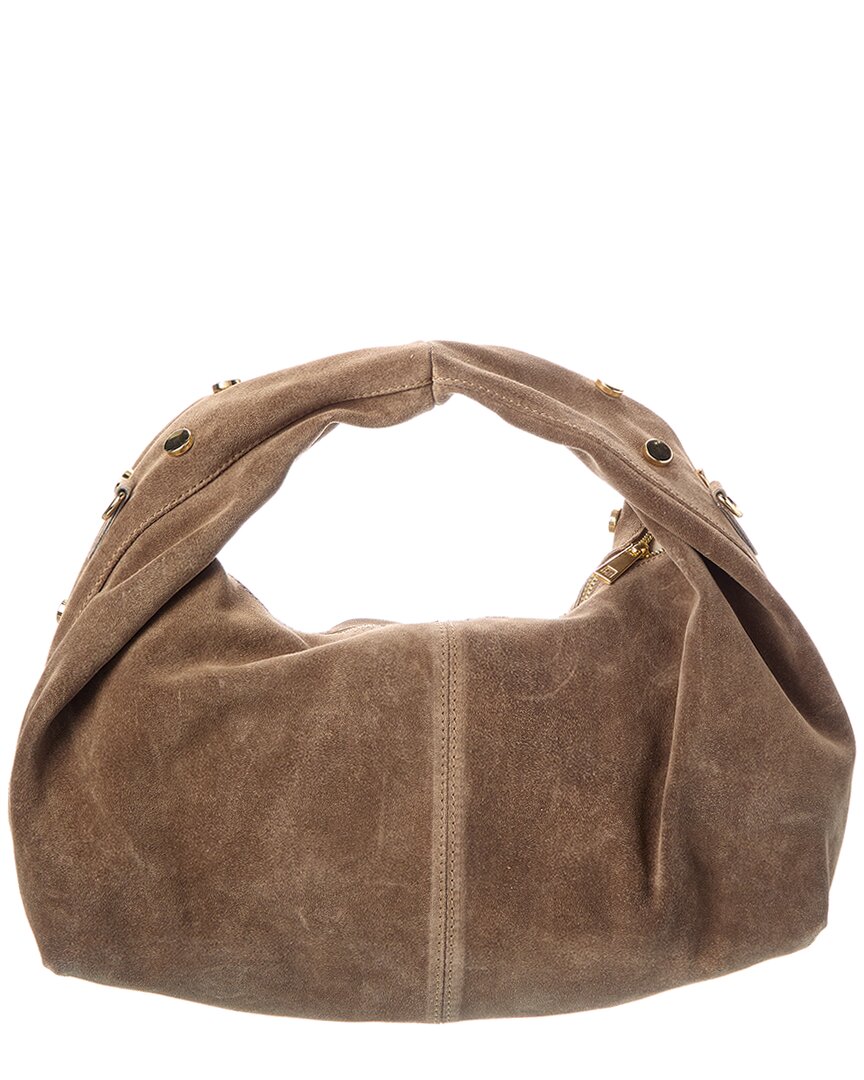 Persaman New York Studded Suede Hobo