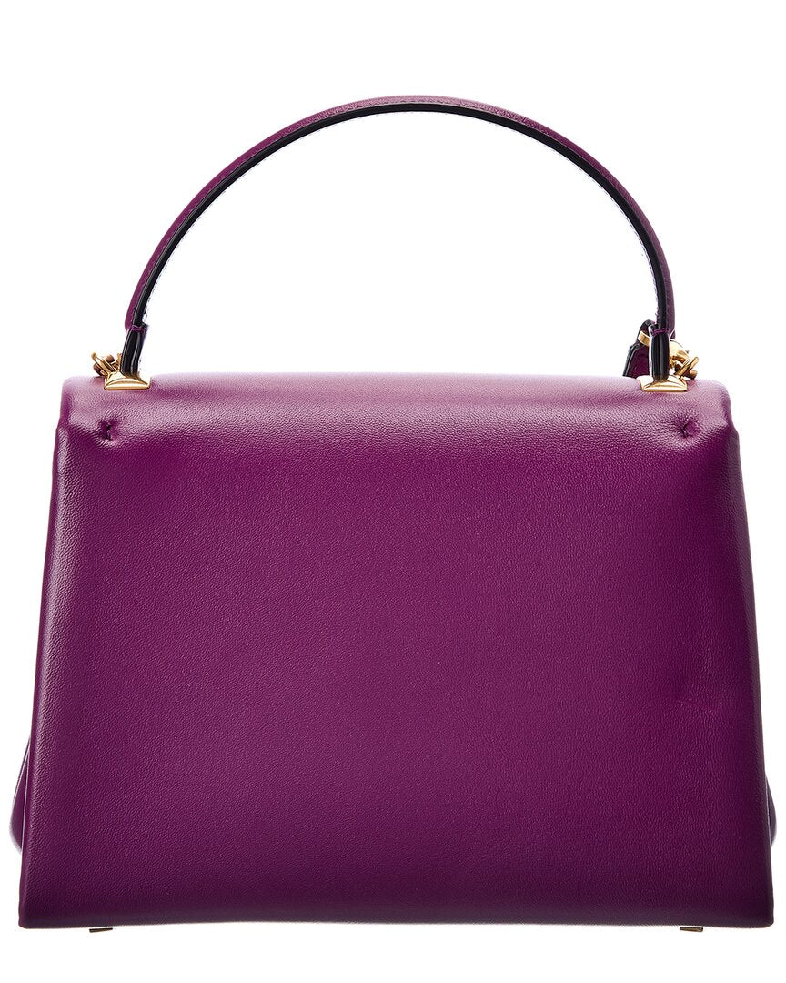 Valentino Maxi Stud Leather Shoulder Bag