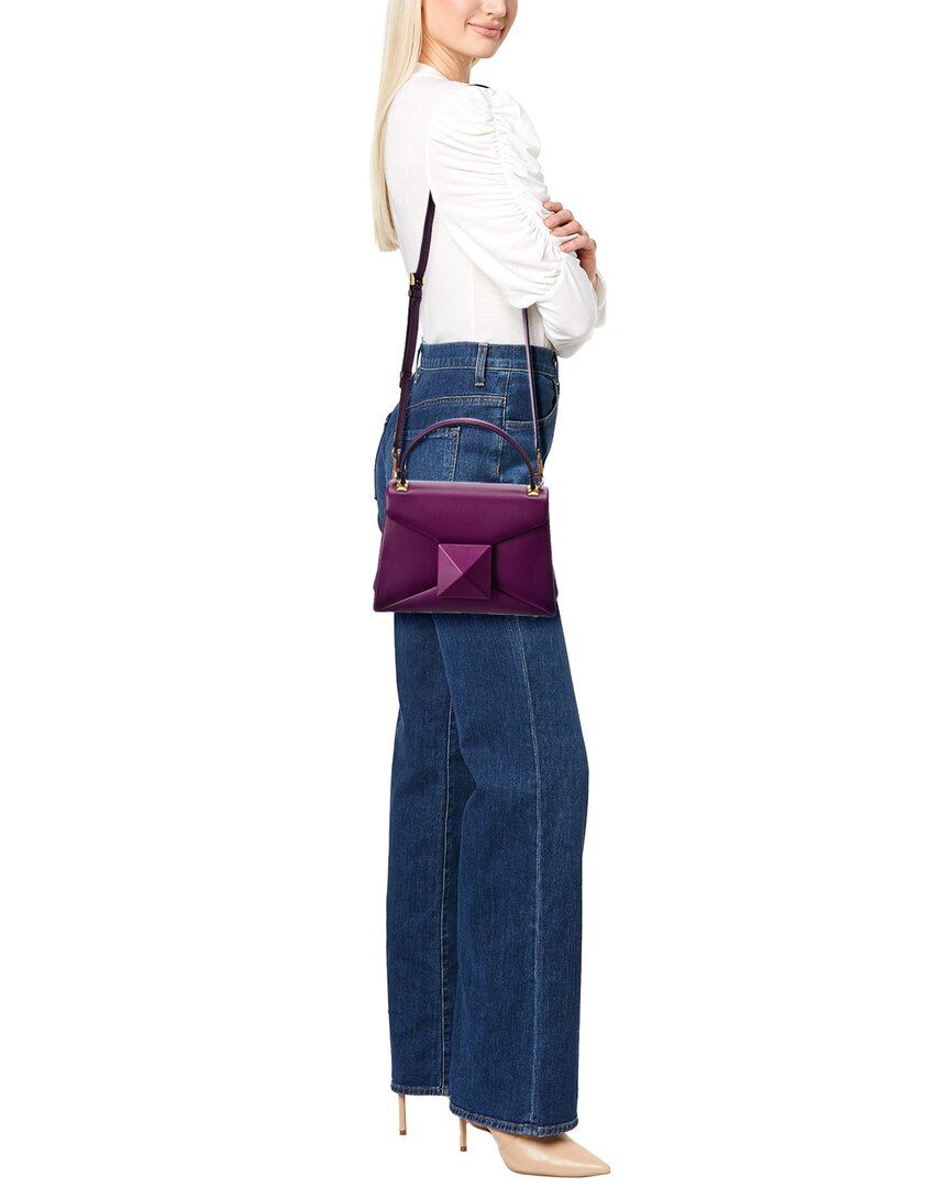 Valentino Maxi Stud Leather Shoulder Bag