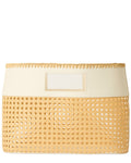 Btb Los Angeles Ellie Small Cane & Leather Tote