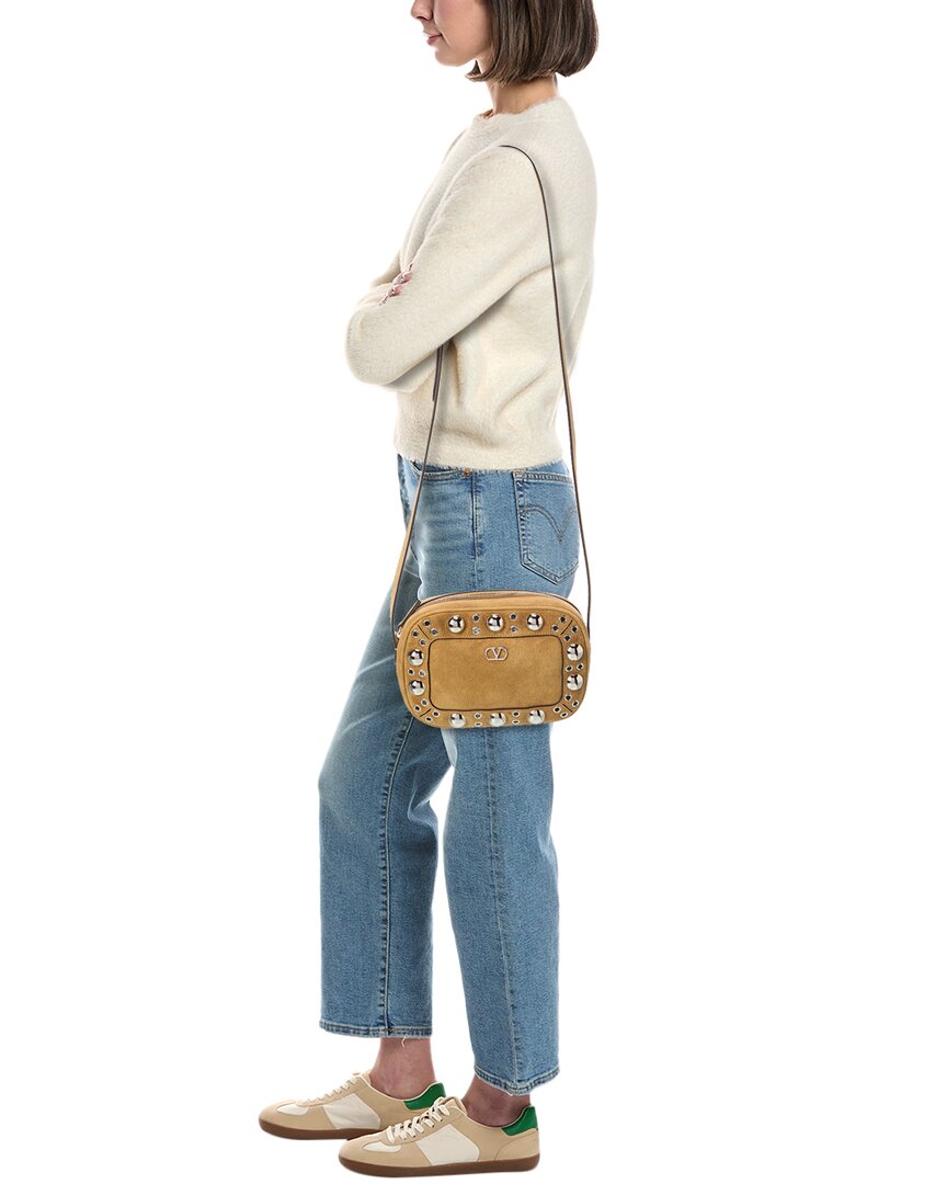 Valentino Nellcote Suede Crossbody