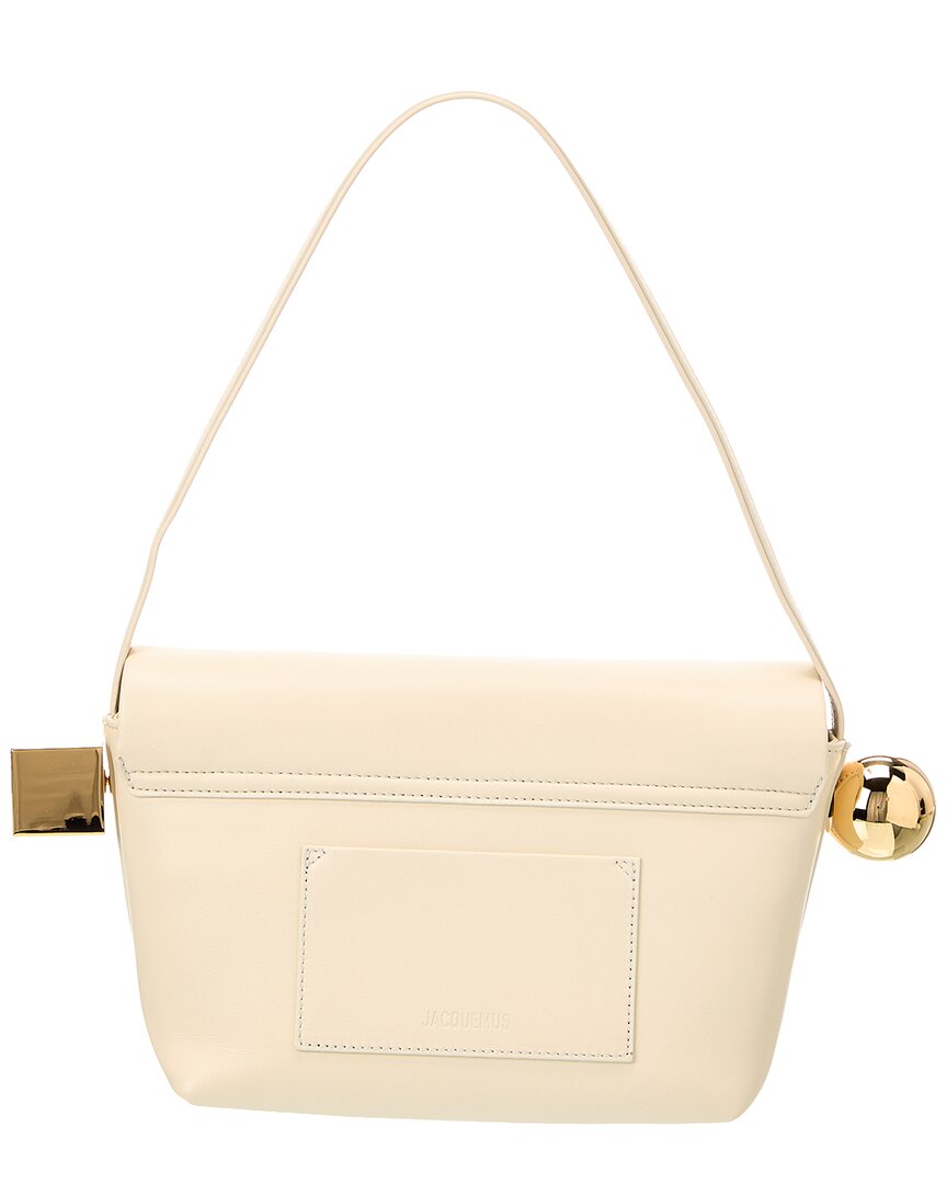 Jacquemus The Rond Carre Leather Shoulder Bag