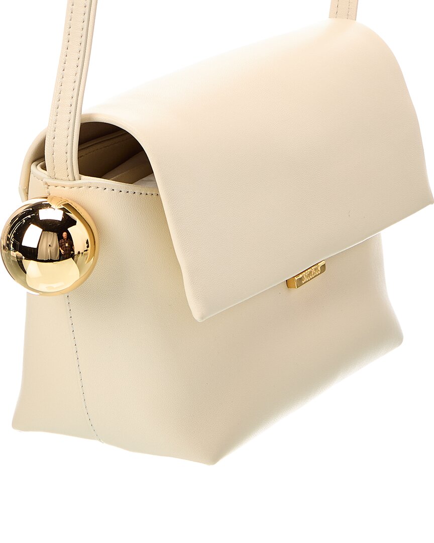 Jacquemus The Rond Carre Leather Shoulder Bag
