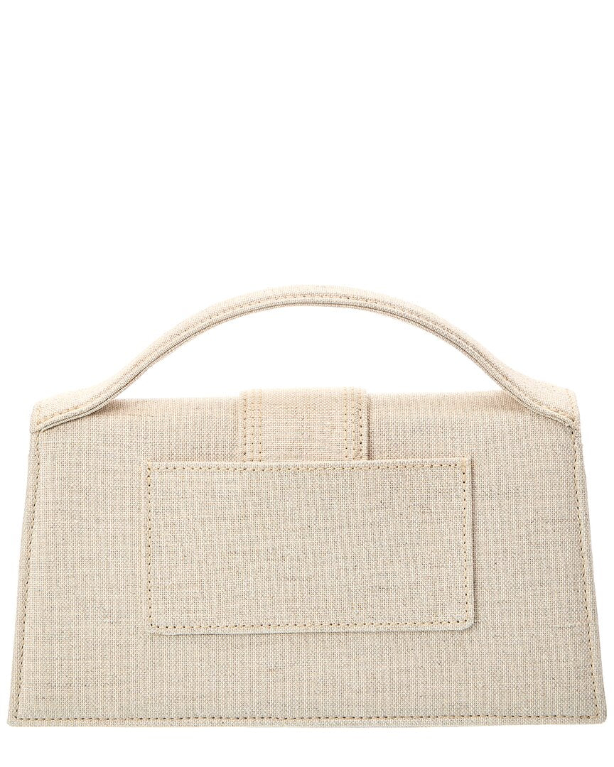 Jacquemus Bambino Large Linen Shoulder Bag
