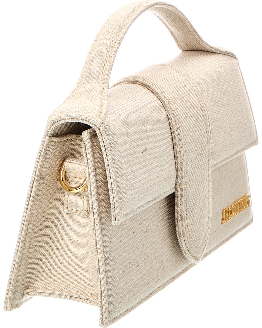 Jacquemus Bambino Large Linen Shoulder Bag