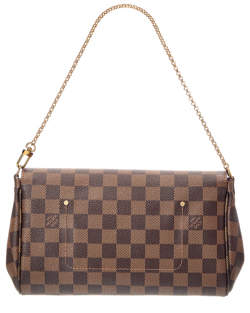Louis Vuitton Brown Damier Ebene Favorite Mm (Authentic  )
