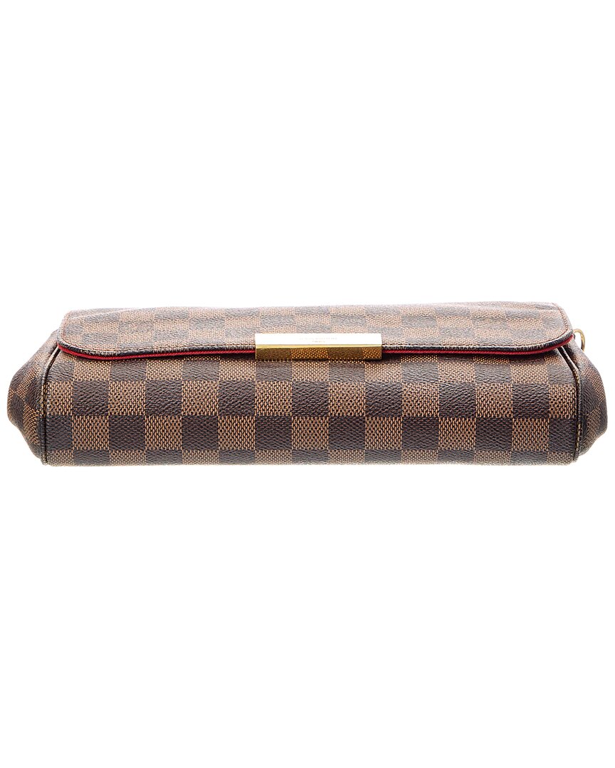 Louis Vuitton Brown Damier Ebene Favorite Mm (Authentic  )
