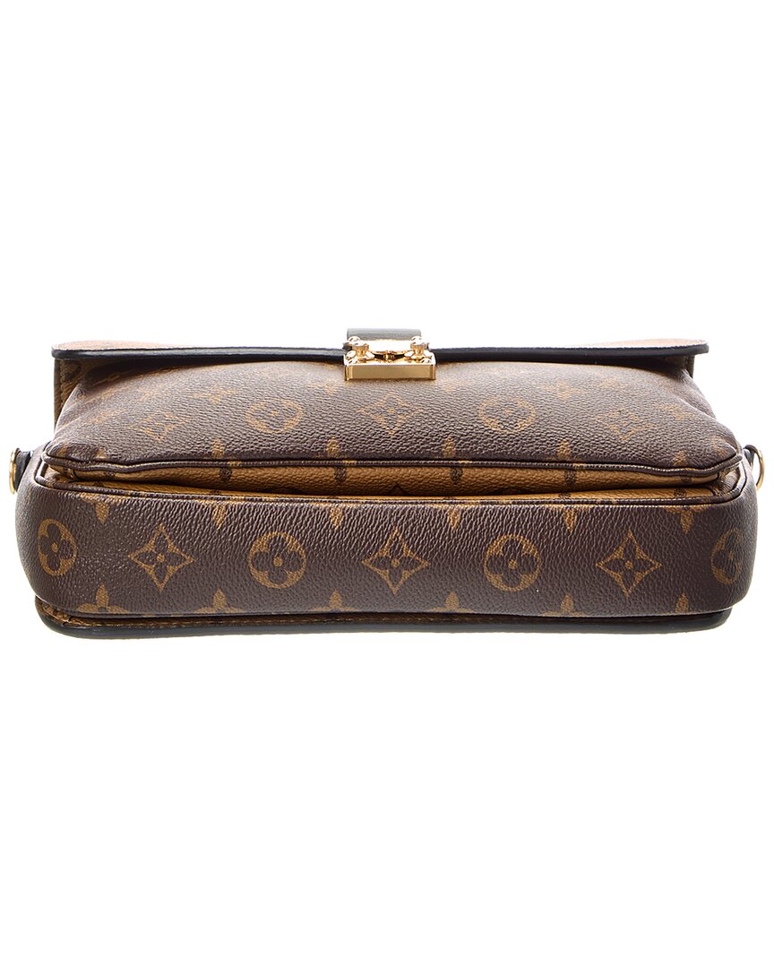 Louis Vuitton Brown Monogram Reverse Canvas Pochette Metis (Authentic  )