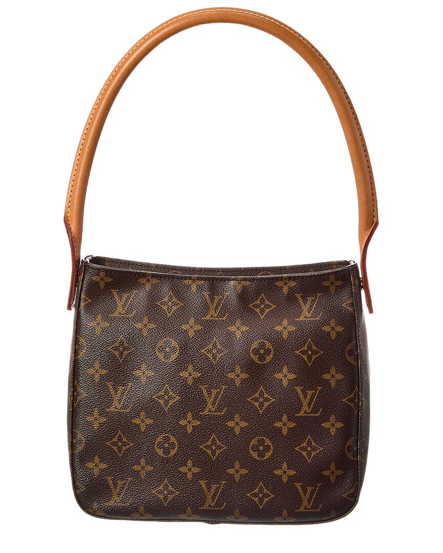 Louis Vuitton Brown Monogram Canvas Looping Mm (Authentic  )