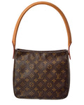 Louis Vuitton Brown Monogram Canvas Looping Mm (Authentic  )