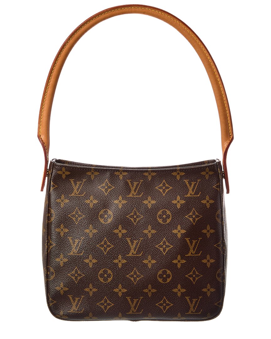 Louis Vuitton Brown Monogram Canvas Looping Mm (Authentic  )