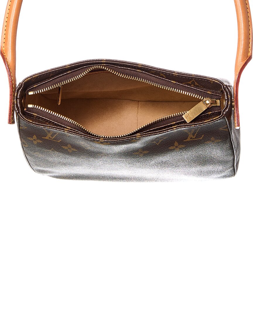 Louis Vuitton Brown Monogram Canvas Looping Mm (Authentic  )