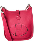 Hermès Pink Clemence Evelyne Tpm (Authentic  )
