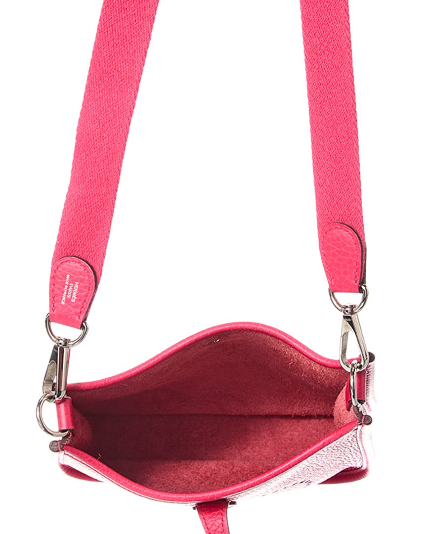 Hermès Pink Clemence Evelyne Tpm (Authentic  )