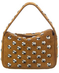 Khaite Elena Small Suede Shoulder Bag