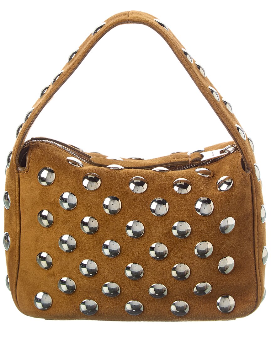 Khaite Elena Small Suede Shoulder Bag