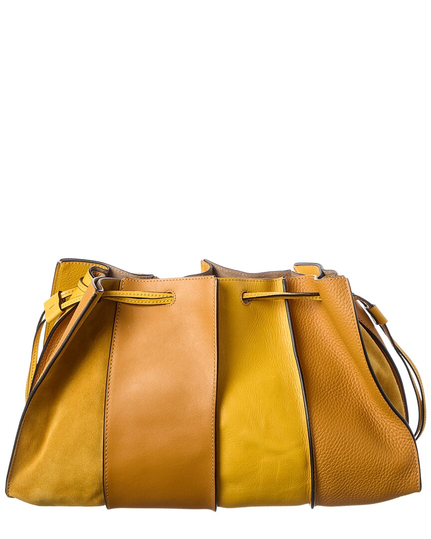 Tod’S Leather & Suede Shoulder Bag