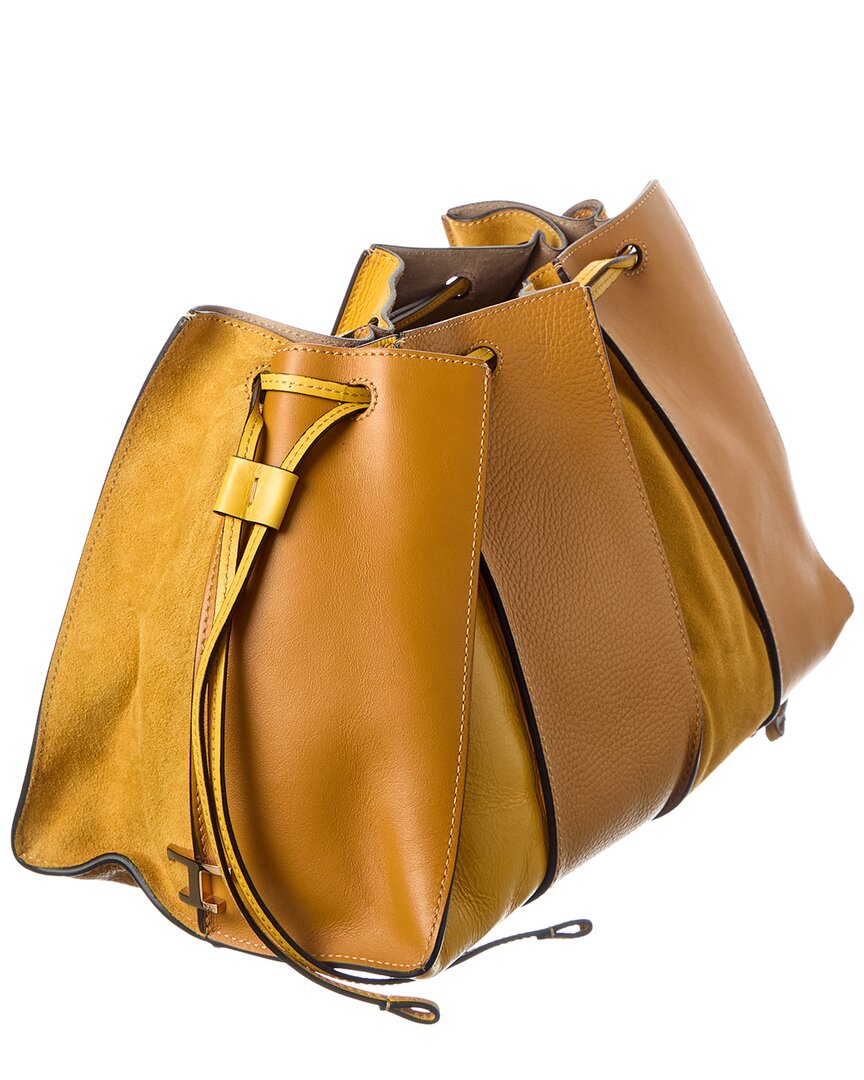 Tod’S Leather & Suede Shoulder Bag