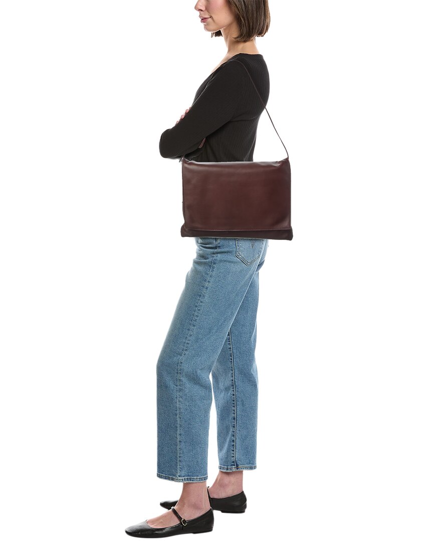 The Row Nan Leather Shoulder Bag