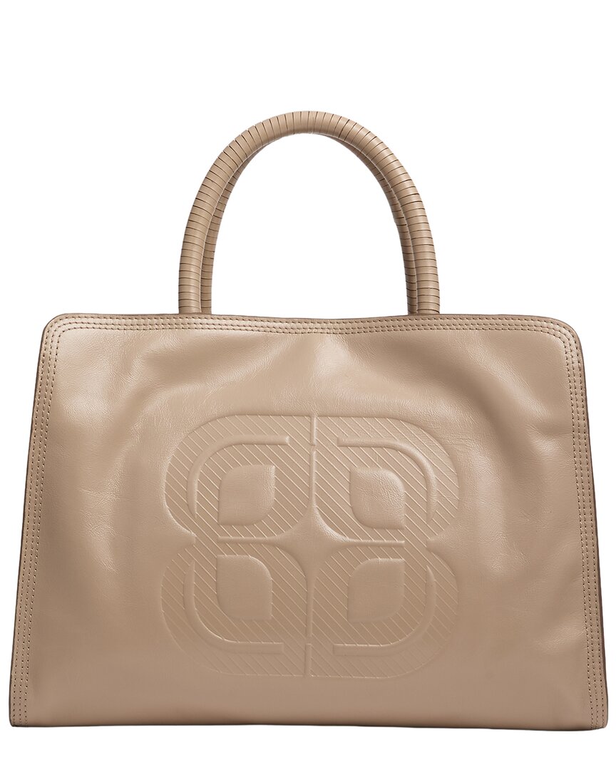 Lk Bennett Ella Embossed Leather Tote