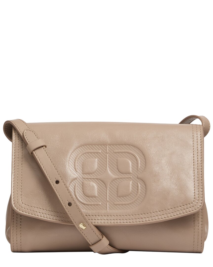 Lk Bennett Dana Embossed Patent Crossbody