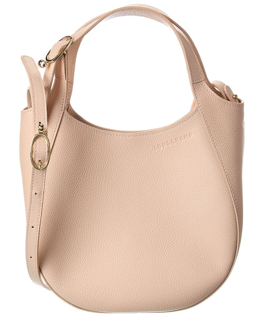 Longchamp Le Foulonne Leather Bucket Bag