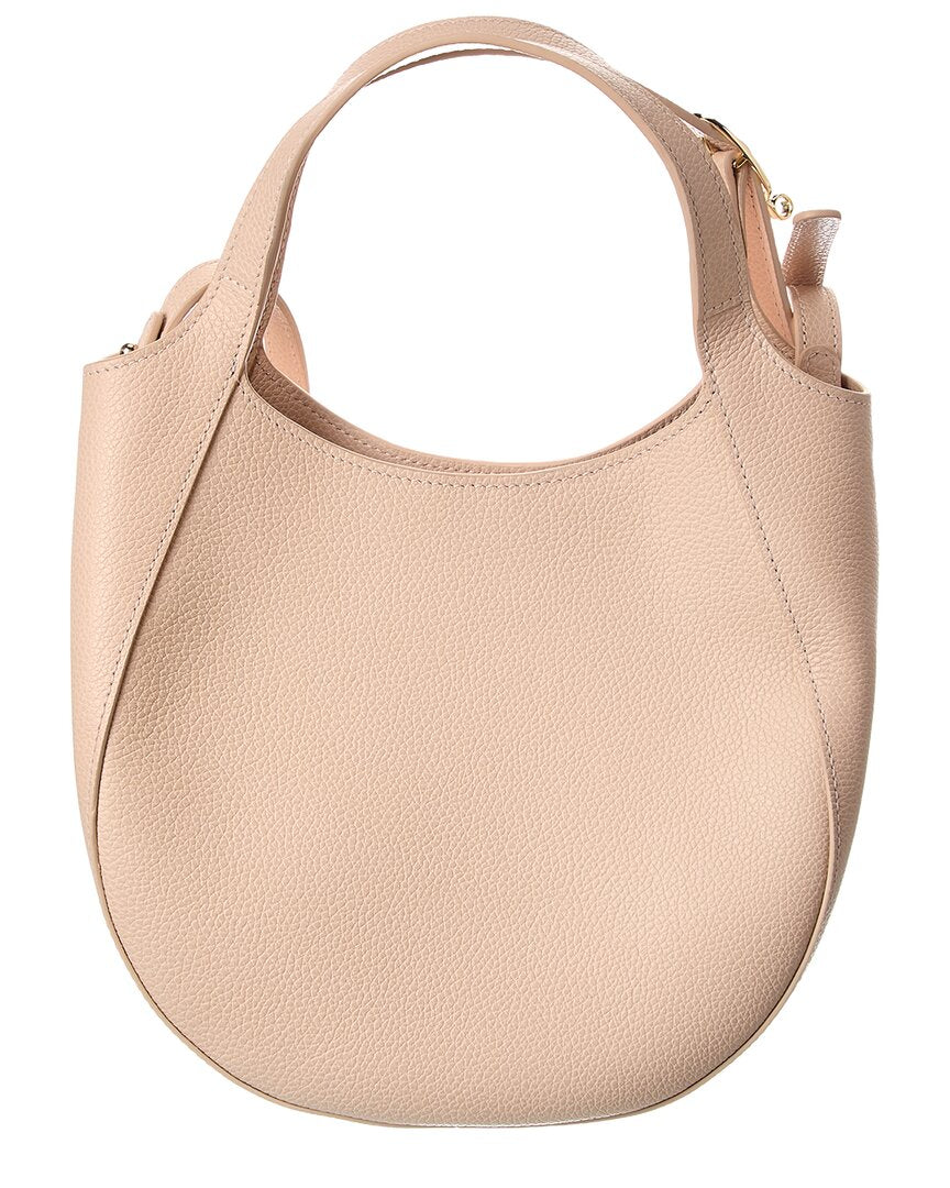 Longchamp Le Foulonne Leather Bucket Bag