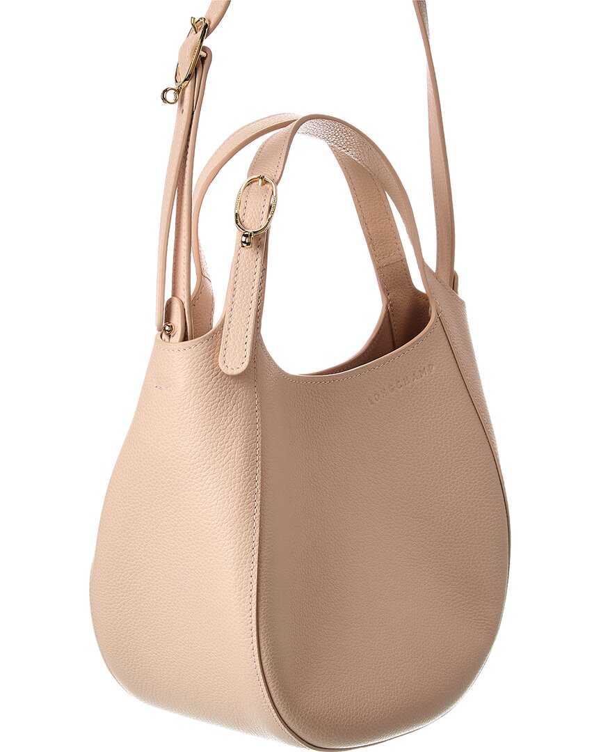 Longchamp Le Foulonne Leather Bucket Bag