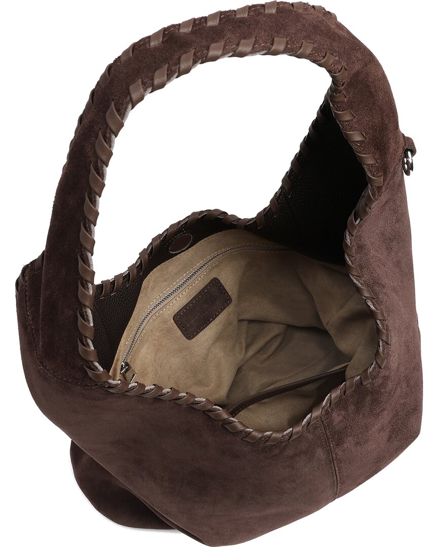 Tiffany & Fred Paris Suede Hobo Bag