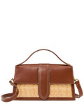 J.Mclaughlin Fannie Leather-Trim Handbag